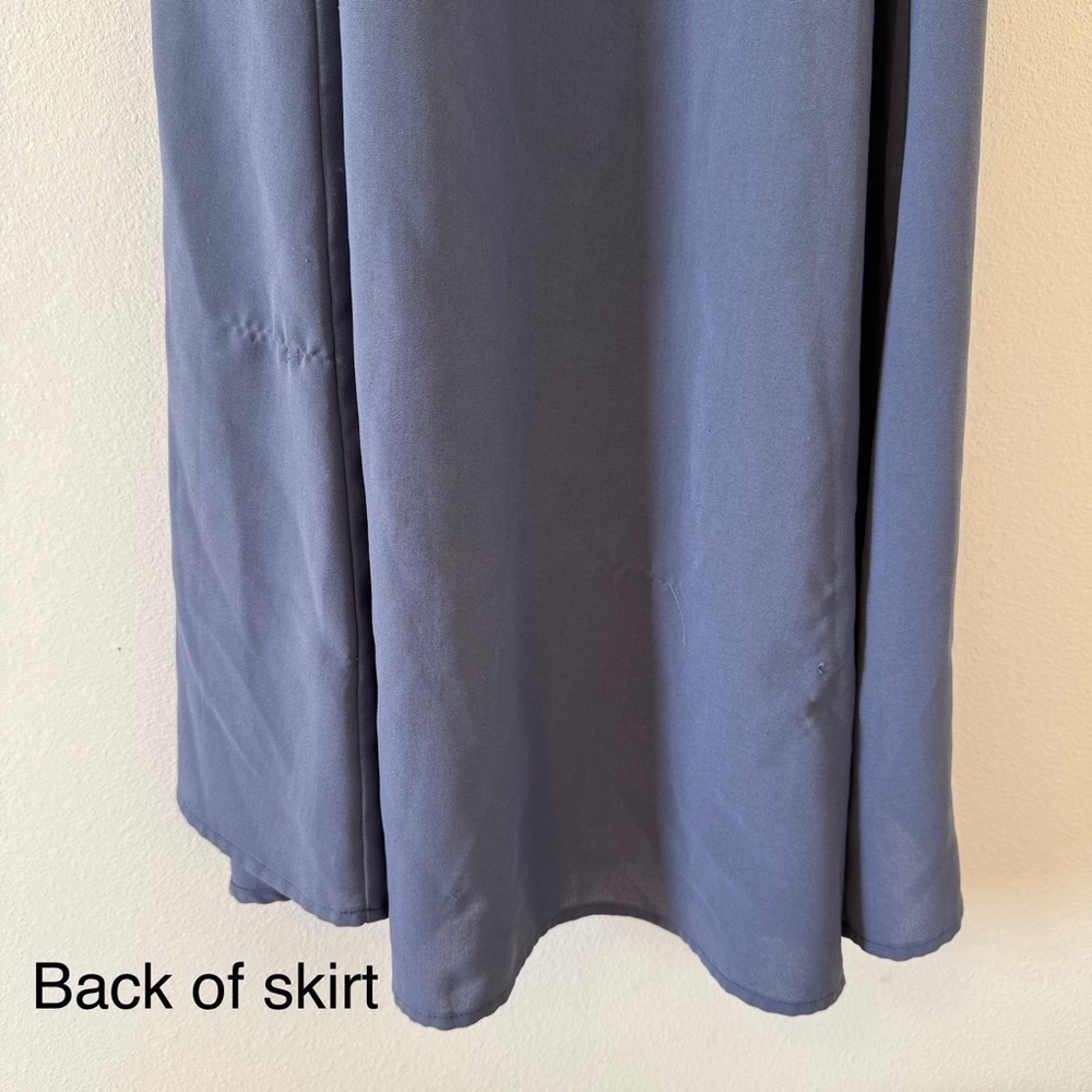Roolee Taylor Jane Wrap Maxi Dress in Slate Blue - Picture 11 of 14